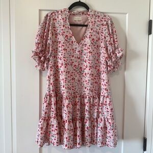 MELLODAY Pink Floral Dress